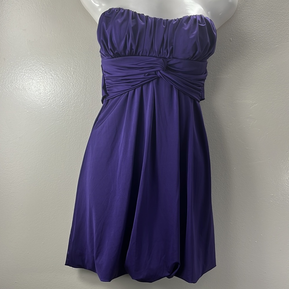 Speechless NWT Women's Purple Strapless Sweetheart Formal Dress Size M